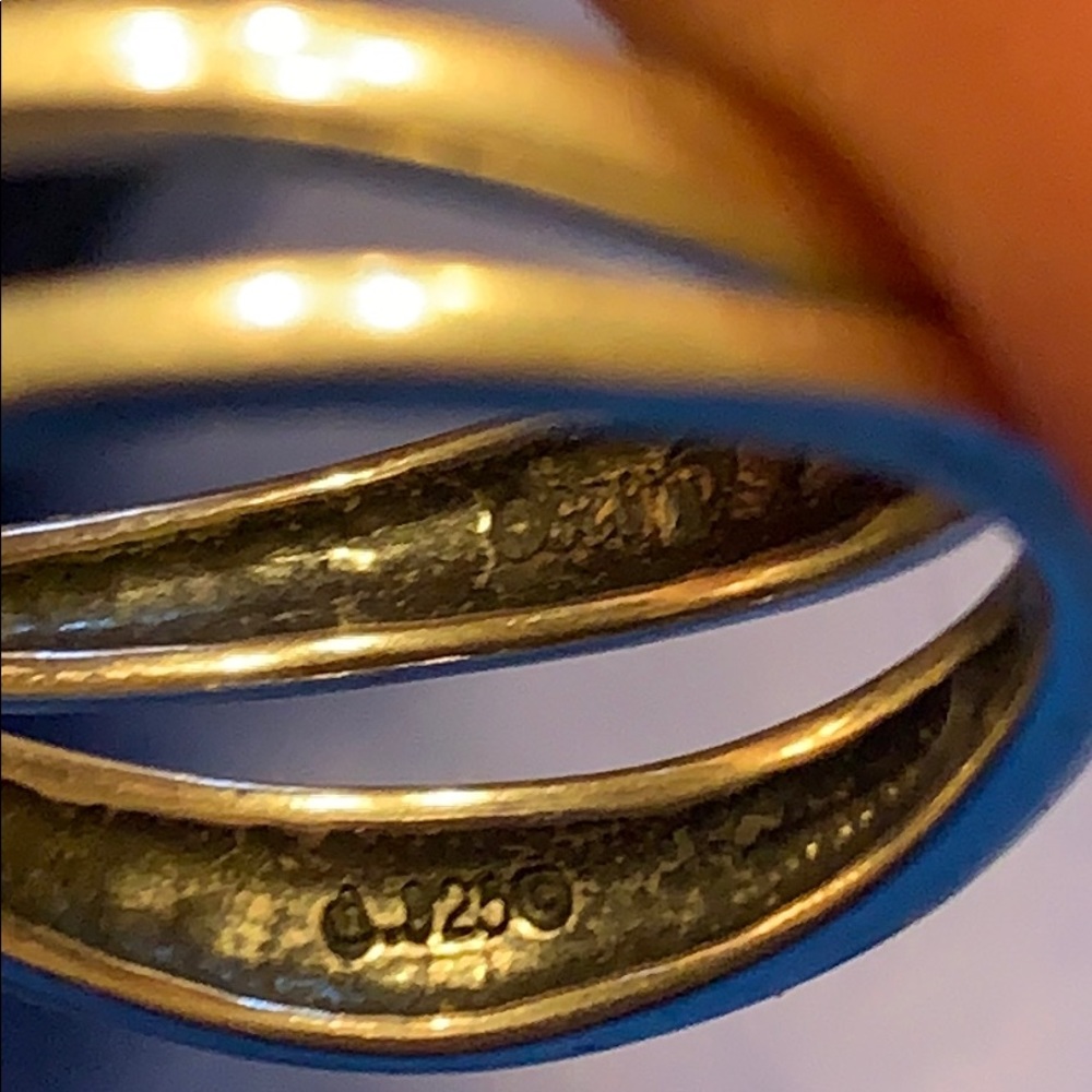 Sterling Silver Gemstone Ring Guard Set. - image 7